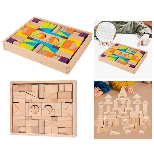 Blocs construction bois - de, en