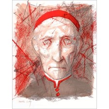 CIRY Michel - Lithographie originale "Portrait" 27x21cm - 1963