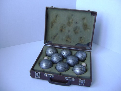 Coffret boules pétanque - boules,