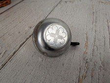 Sonnette vintage WECO en acier chromé pour vélos retro Allemagne 1980s NOS