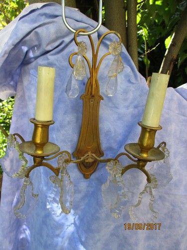 Paire appliques anciennes - paire, d'appliques