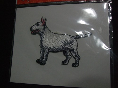 Sticker broderie chien bull - sticker,