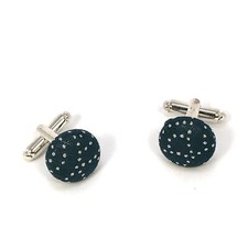 Boutons de manchette en tissu