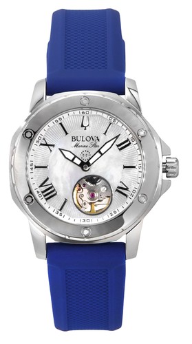 Bulova marine star nacre cœur - nacre,