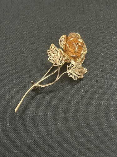 Belle broche argent massif - argent,