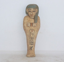 UNIQUE PHARAONIQUE FAIT MAIN ANCIENNE EGYPTIENNE Ushabti Shabti Statue...