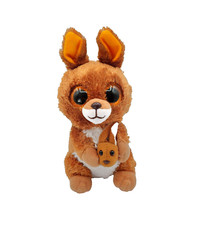 Peluche doudou kangourou et