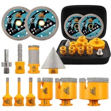 Foret Diamant Carrelage Kit 12