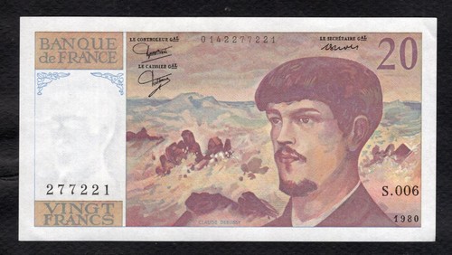 Francs debussy 1980 - 1980, etat