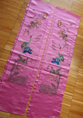 Soie brodé broderie chinois - soie,