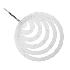  Lot de 6 gabarits circulaires