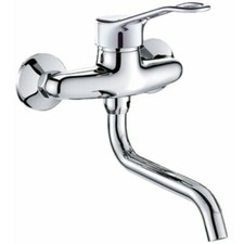 Mitigeur mural à bec
