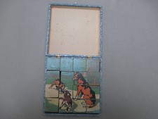 ANCIEN PUZZLE CUBES EN BOIS