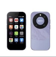 Mini Téléphone Portable Violet, Écran HD 3.0, Androïd 10.0, 4G, 2+16 Go