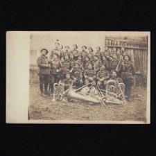 Cpa Carte Photo 1919 / Musique