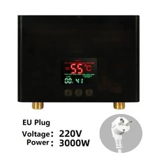 Chauffe Eau Electrique Instantané sans Réservoir Ecran avec Tactile Télécommande