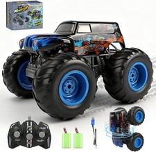 IEEILULU Monster Truck Télécommandé, Voiture Télécommandée avec Lumières LED 2,4