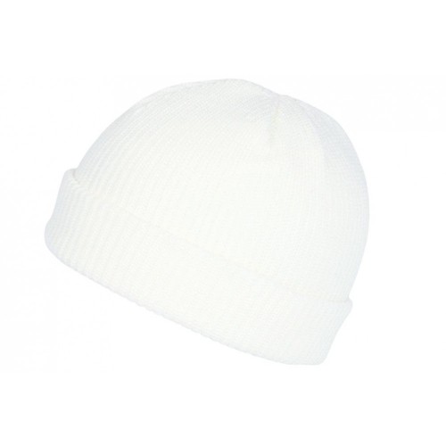Bonnet docker blanc laine - blanc, en
