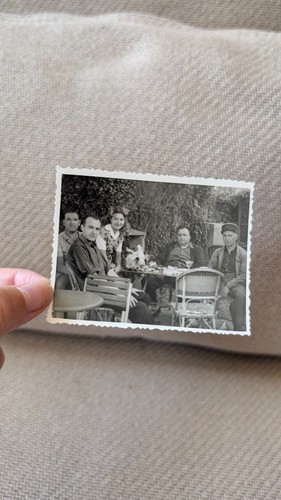Photo ancienne snapshot repas - snapshot,