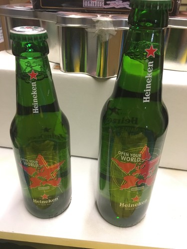 Bouteille heineken open - bouteille,
