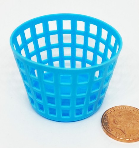 Panier plastique bleu - panier,