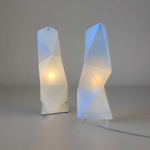 Paire lampes vintage slamp - lampes,