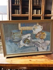 Ancien tableau peinture signé