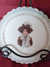 Antique 1907 Philip Boileau Lady Demure Collector's Plate
