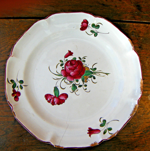 Lunéville assiette ancienne