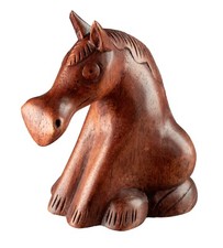 Statuette Cheval en Bois 8.5