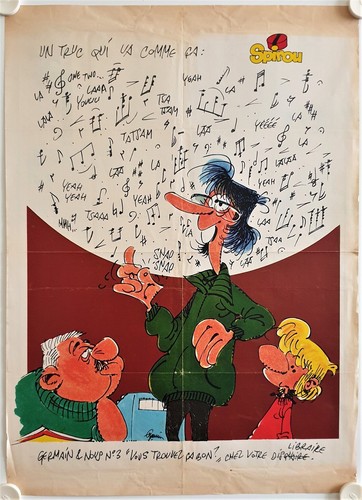 Affiche bande dessinée spirou - affiche,