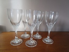 5 Verres à vin/ eau  Hauteur