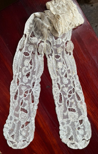Dentelle ancienne paire - dentelle,
