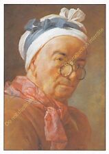 Postcard ART JEAN BAPTISTE CHARDIN autoportrait aux Bésicles