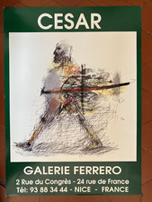 Affiche César Baldaccini - Galerie Ferrero, 1976
