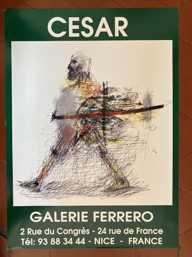 Affiche césar baldaccini - affiche,