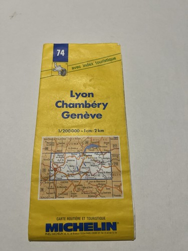 Michelin carte routière 74 - michelin,