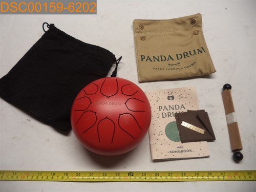 Panda drum mini red 8 - panda,