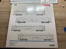 Märklin H0 43209 Wagon De Train Rapide Set Loreley En OVP Jamais Joué