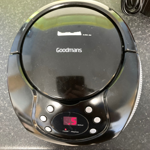 Goodmans boombox portable - goodmans,