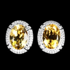 925 Argent Sterling Boucles