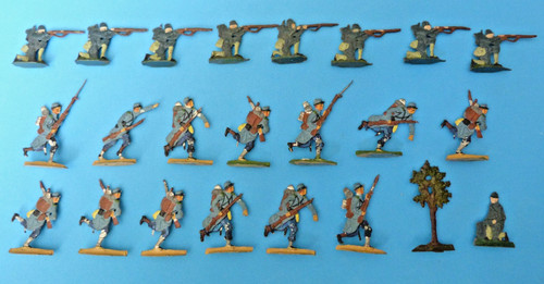 Plats étain zinnfiguren - d'étain,