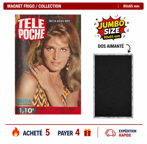 Magnet frigo dalida tele - magnet,