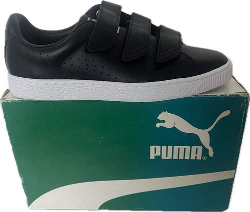Puma basket classic strap - strap, b&w