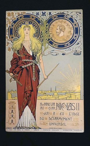Postcard italy 1898 honor - postcard,