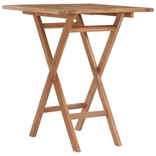 Bois teck solide table - bois,