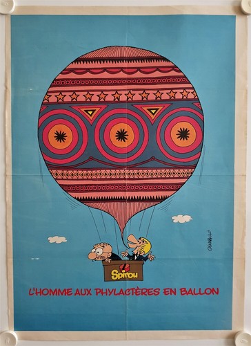 Affiche bande dessinée spirou - affiche,