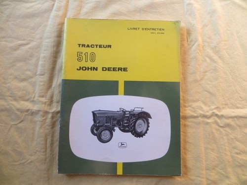 Tracteur john deere 510 - deere,