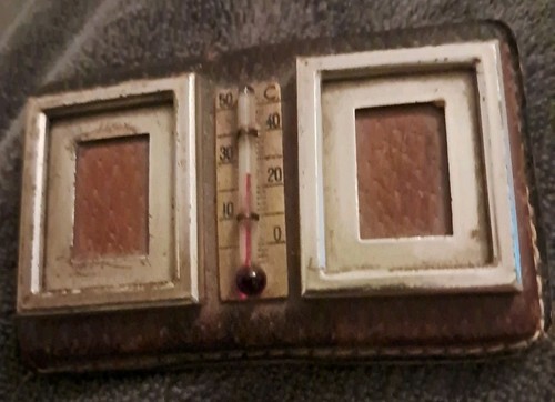 Porte photo cuir emanté - porte,