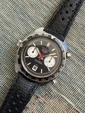 Montre Bracelet HEUER Autavia Ref 1163 Viceroy Vintage Cal 12 Automatique 